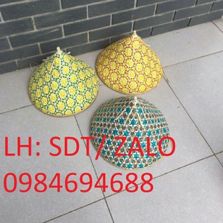 Chụp đèn mây tre đan