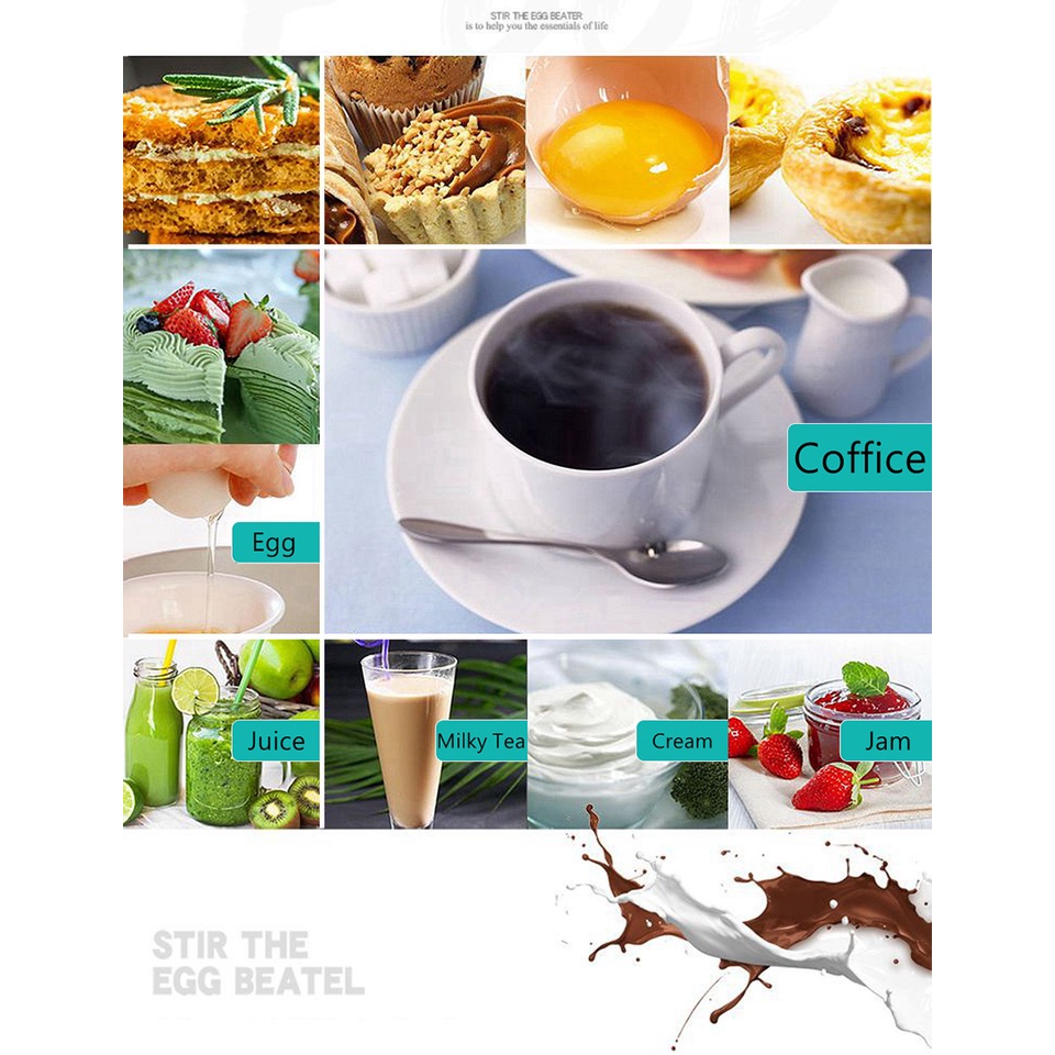 Máy đánh trứng/ tạo bọt cà phê cầm tay sử dụng pin