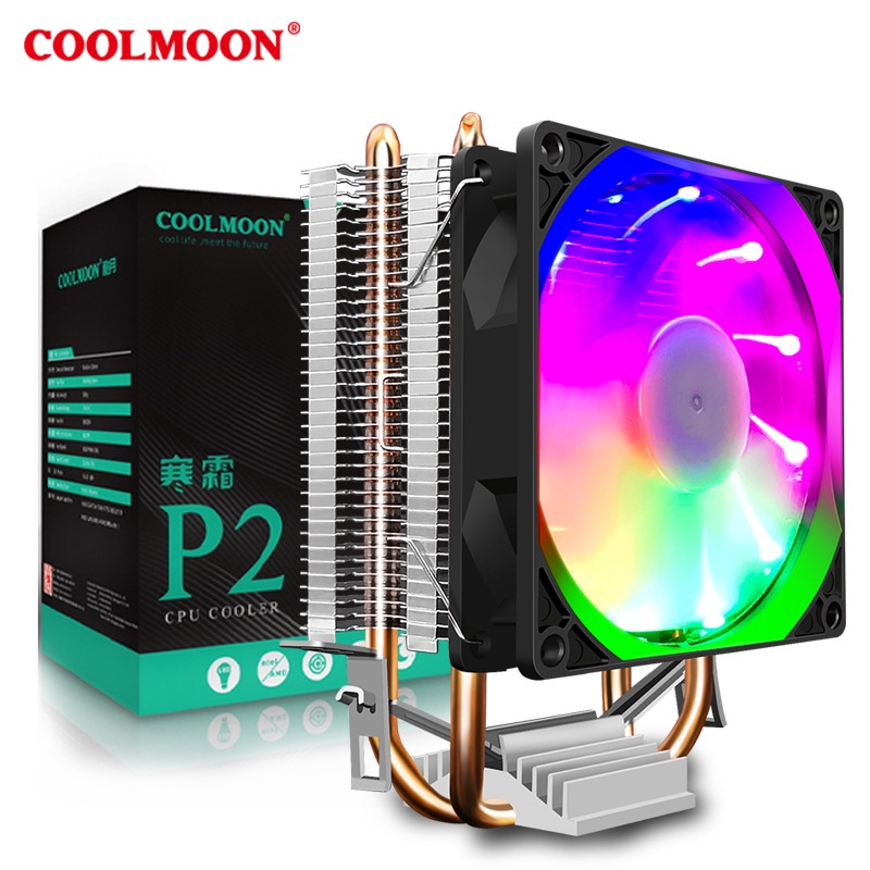 TẢN NHIỆT KHÍ SNOWMAN M200XX - 2 FAN LED RGB - HỖ TRỢ ALL CPU