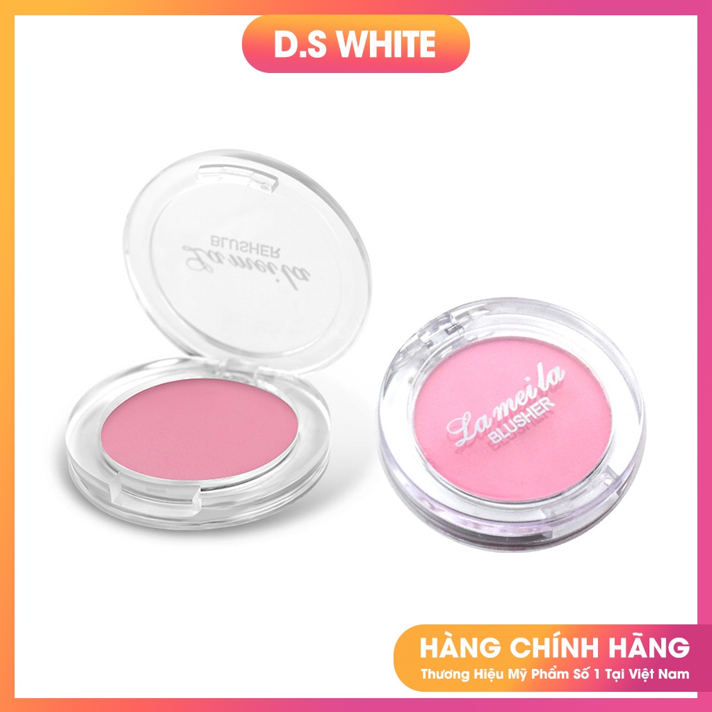 Phấn Má Hồng Lameila Phong Cách Hàn Quốc 3 Màu Tặng Kèm Cọ Đánh Phấn