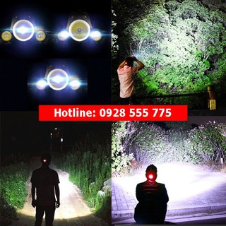 [ Siêu Sale ] đèn pin đội đầu 3 bóng Led siêu sáng