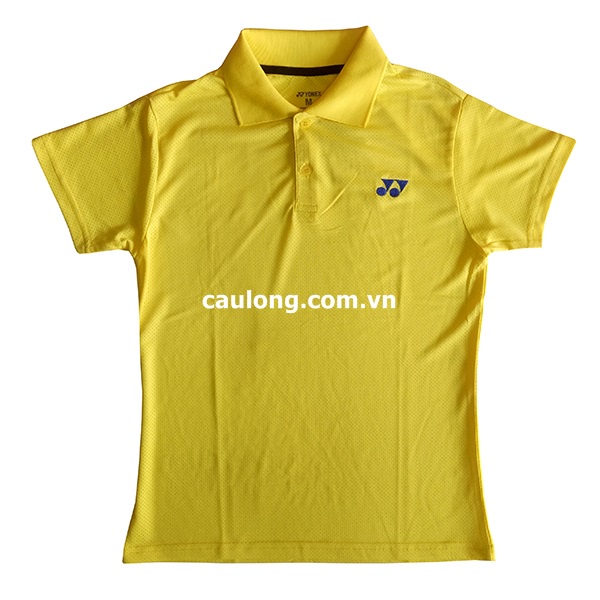 Áo Cầu Lông Nam Cổ Bâu Yonex Màu Vàng