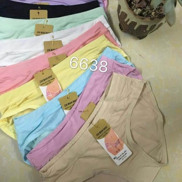 10 Quần lót (6638) nữ lạnh cạp vừa