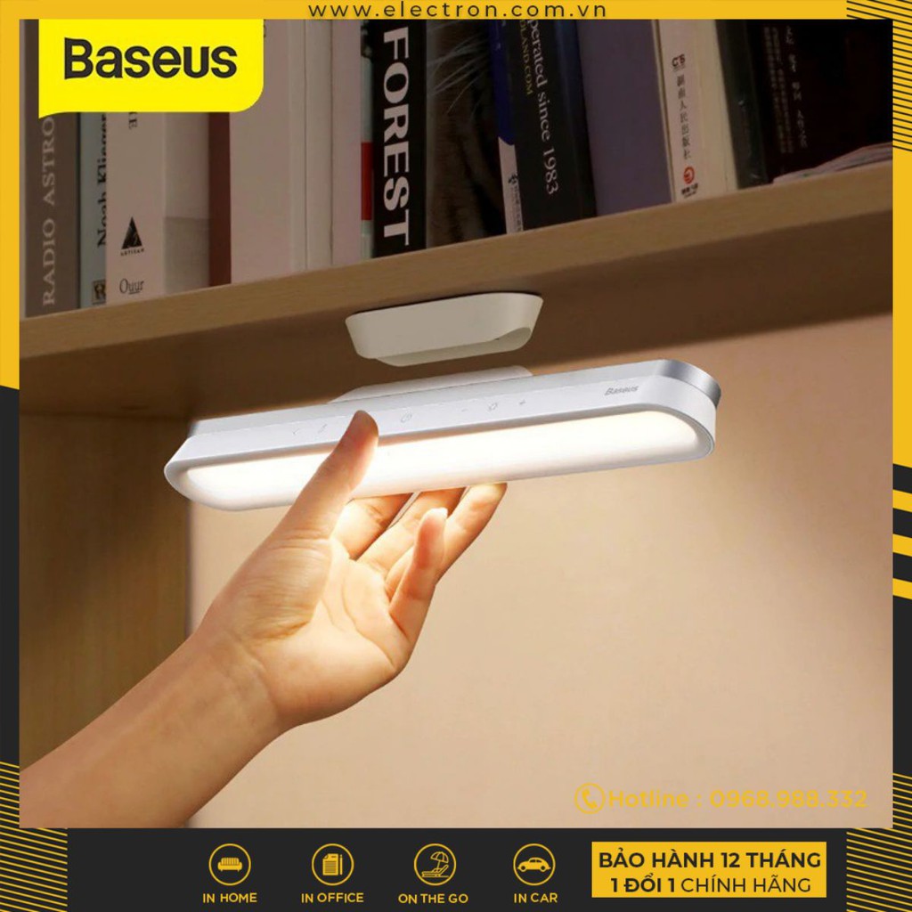 Đèn treo đế hít nam châm, chống mỏi mắt Baseus Magnetic Stepless Dimming Charging Desk Lamp Pro