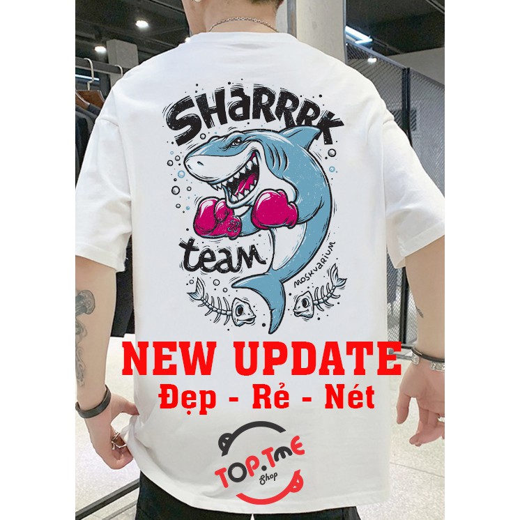 HOT NEW UPDATE Sharkteam ÁO THUN NAM NỮ, ÁO PHÔNG TAY LỠ unisex Sharkteam sales off toàn shop