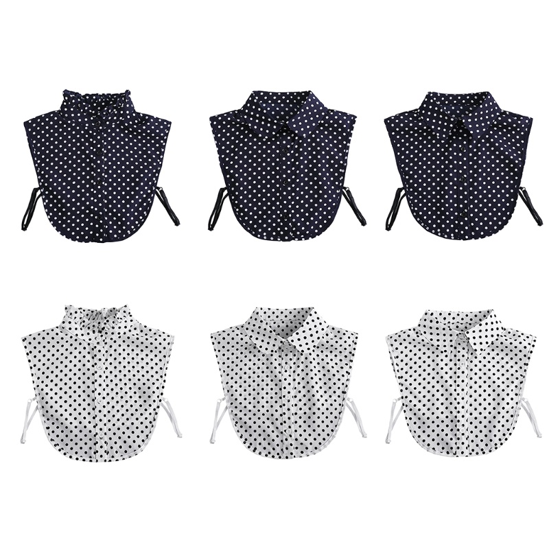 Cổ Áo Sơ Mi Giả Họa Tiết Chấm Bi 10mk Cho Nữ | BigBuy360 - bigbuy360.vn