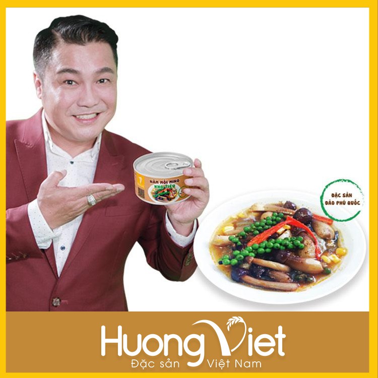 [ĂN CHAY] Nấm mối đen kho tiêu đặc sản Phú Quốc 150g, thực phẩm chay