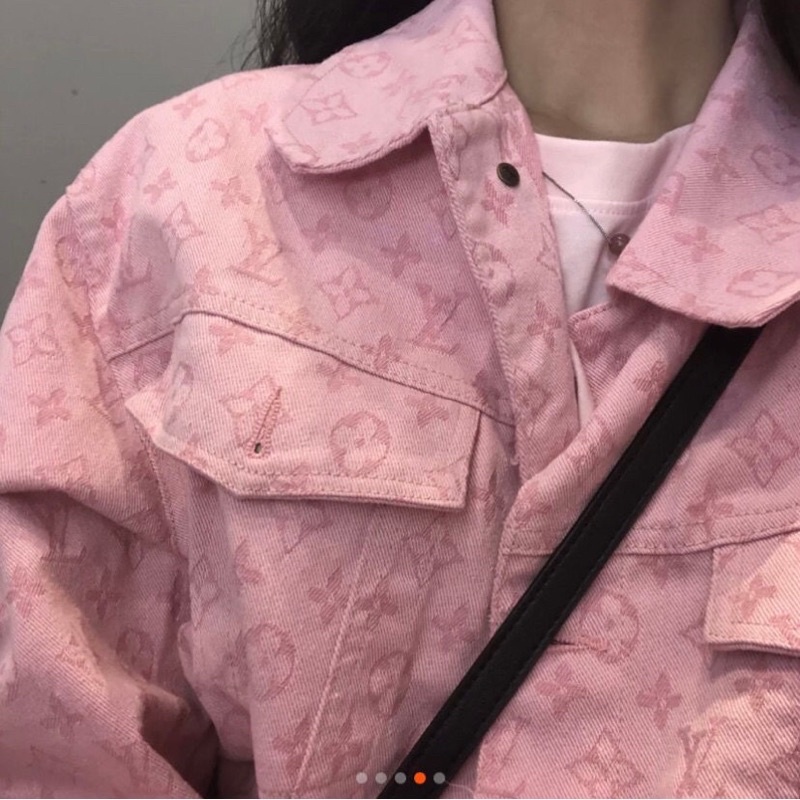 Áo jeans siêu hottrend LV