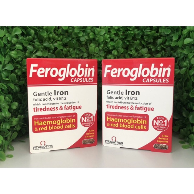Sắt dạng viên Feroglobin hộp 30 viên