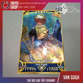 Thẻ bài custom card bánh xốp anime Fate/Grand Order FGO để sưu tầm tự chọn Van Gogh