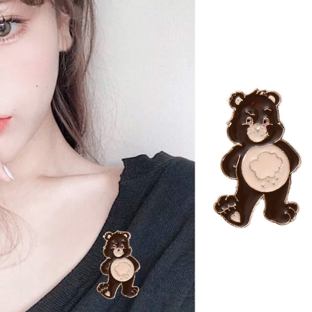 VANES1 Trâm Cài Áo Hình Gấu Hoạt Hình Dễ Thương