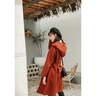 Áo khoác dạ có mũ Dowisi