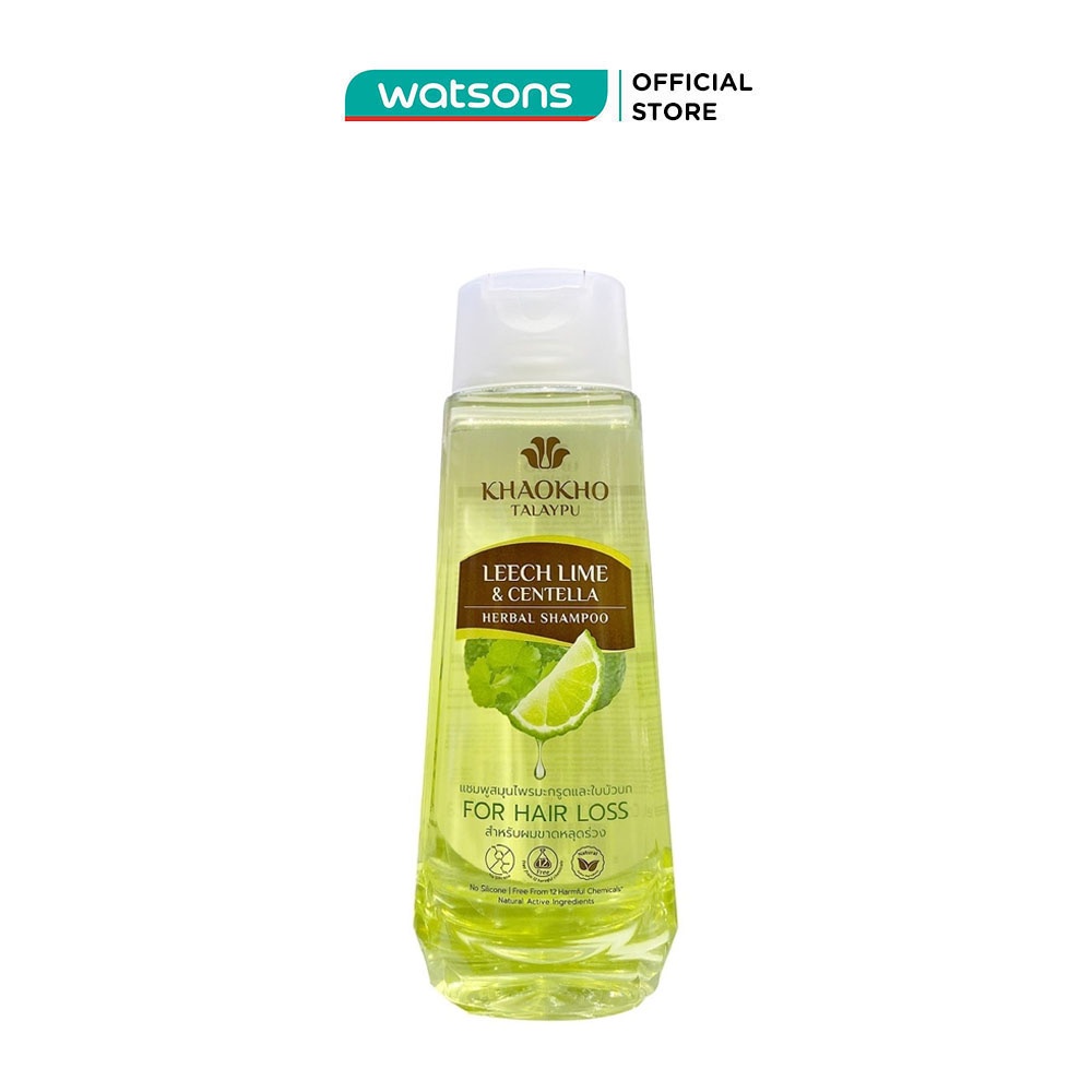 Dầu Gội Thảo Dược Khaokho Talaypu Chanh Và Rau Má 185ml