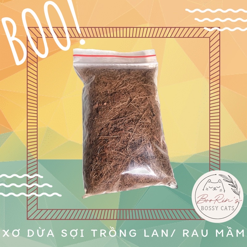 Xơ dừa sợi trồng lan, rau mầm