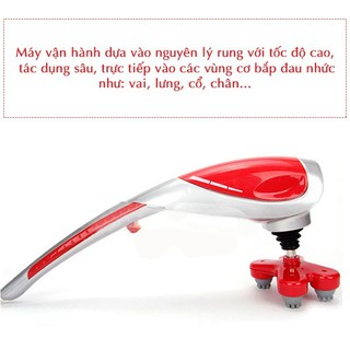 9H3S[P4107]  Máy Massage cầm tay 10 đầu King đa năng xua tan mệt mỏi 5OKW