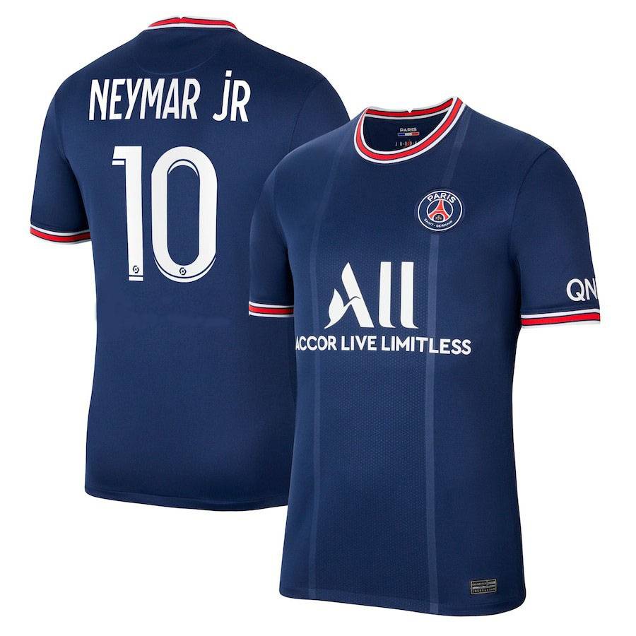 Áo thun thể thao dáng rộng họa tiết PSG đội tuyển đá banh Neymar Mbappe