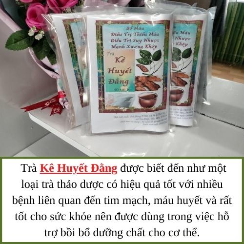 Trà Bổ Máu KÊ HUYẾT ĐẰNG - 40 Túi Lọc - Trà Đông Y Việt
