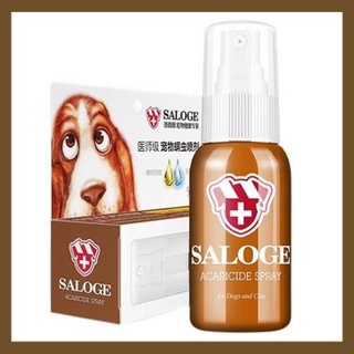 Thuốc trị ve chó bọ chét tận gốc Saloge, Thuốc trị bệnh ngoài da cho chó mèo - Saloge Ultra Spray 130ml