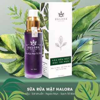 sữa rửa mặt halora