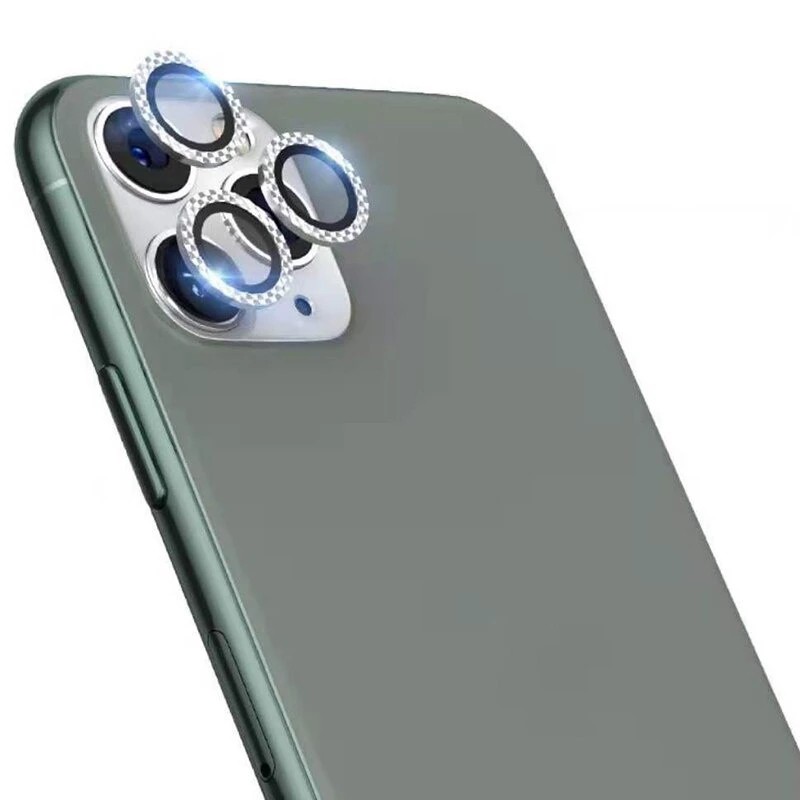 Bảo vệ ống kính iPhone 12 Pro Max / 12 / 12Pro / 11 Pro Max series Vỏ bảo vệ ống kính máy ảnh mini Diamond, chống chói