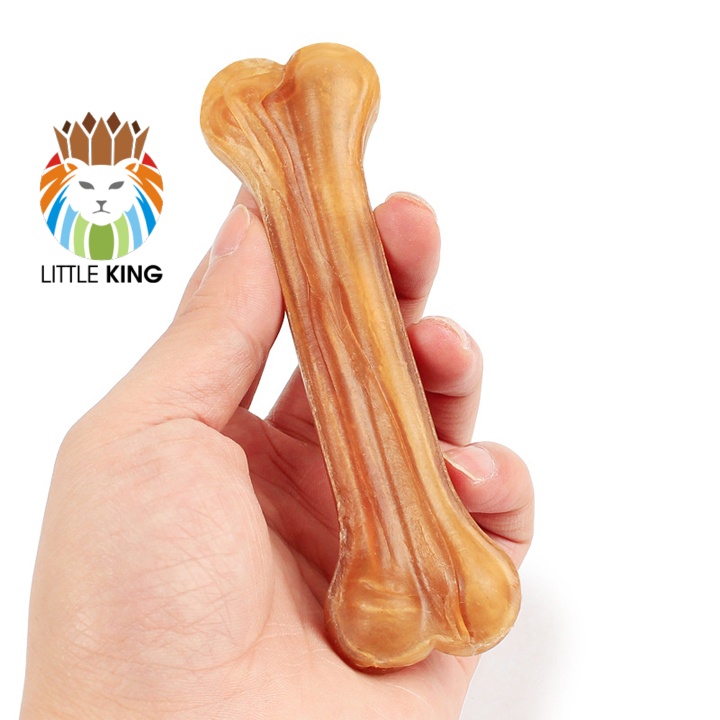 Xương da bò cho chó gặm kích cỡ 15cm*2 cái giúp làm sạch răng, răng chắc khỏe Little King pet shop