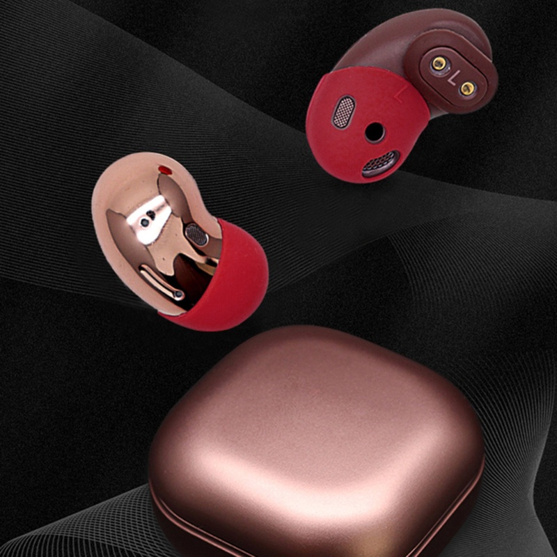 1 Cặp Vỏ Bảo Vệ Hộp Sạc Tai Nghe Bằng Silicon Cho Buds Live Earphon