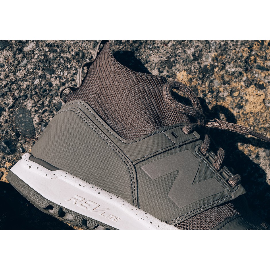 Giày New Balance 247 mid- phối màu Olive Ivory - size 39