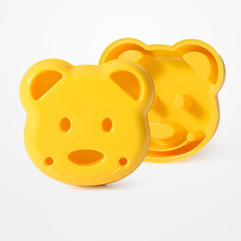 Khuôn Cắt Bánh Sandwich Hình Gấu Teddy Sáng Tạo DIY