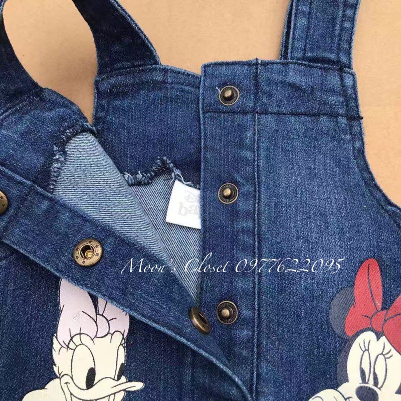 Váy yếm Disney xuất dư size 3m-36m