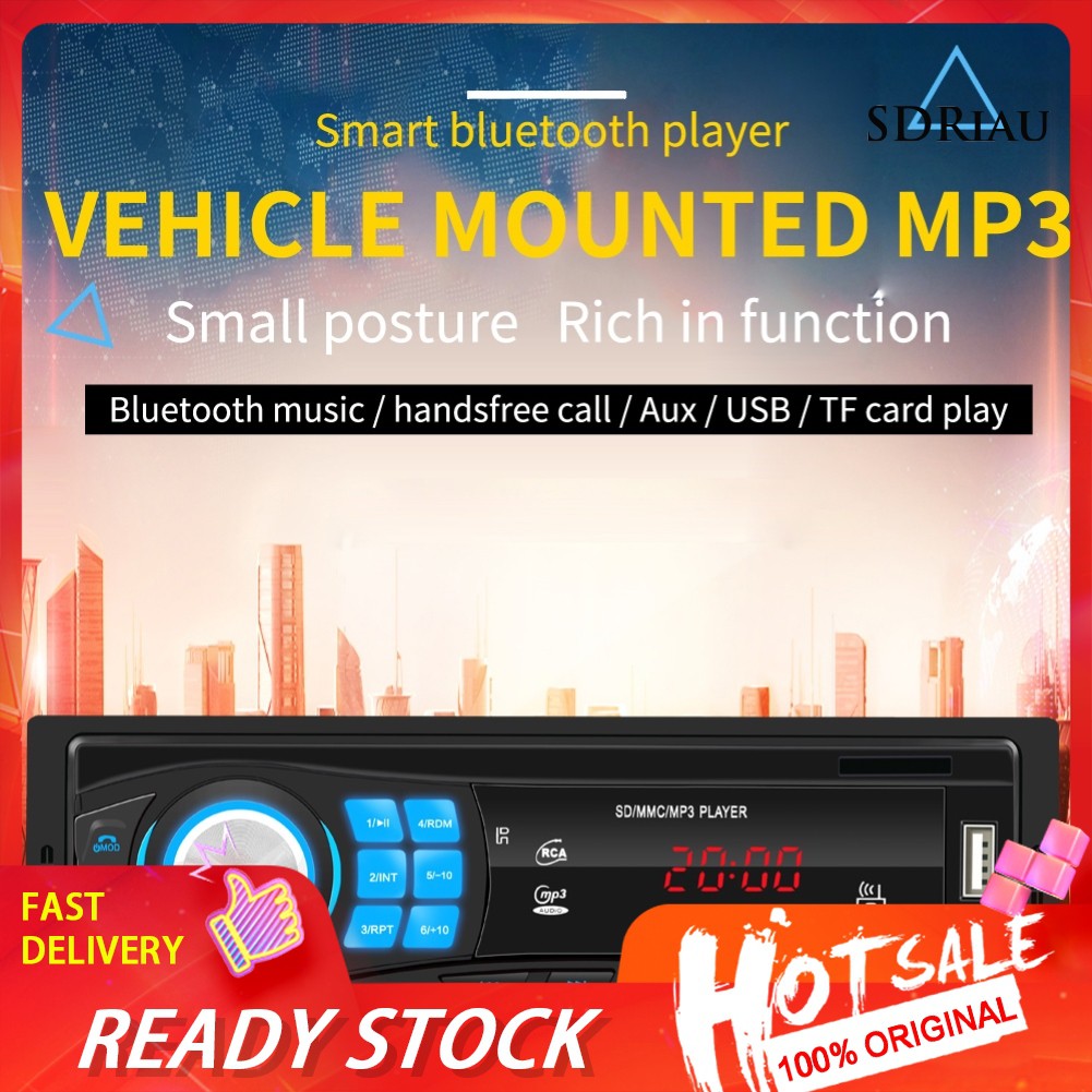 Máy Nghe Nhạc Mp3 12v Bluetooth Cho Xe Hơi 8013 Kèm Phụ Kiện Chất Lượng Cao