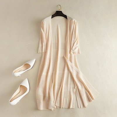 ( HÀNG SẴN) Áo Khoác Cardigan Len Lụa Thu Cao Cấp Mỏng Thanh Lịch Nhẹ Nhàng AL30 - Hàng Quảng Châu Cao Cấp