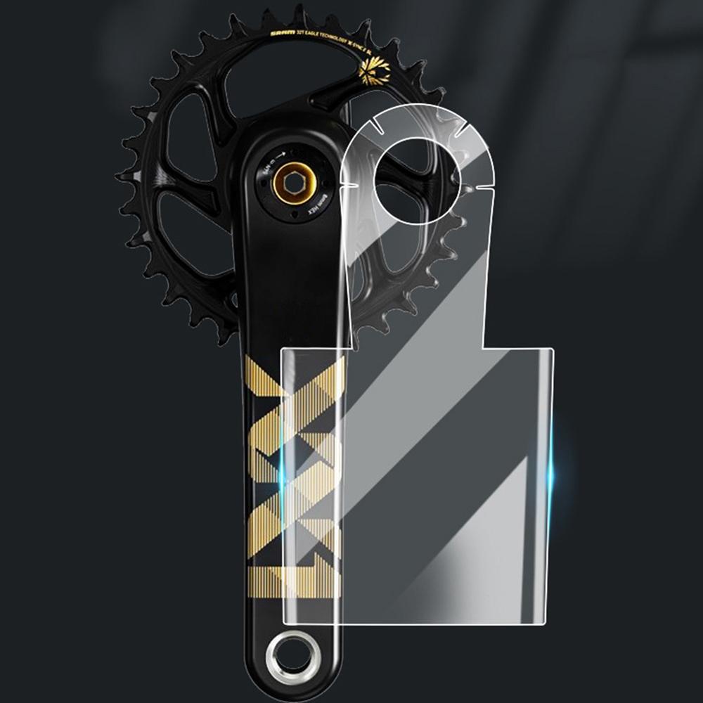 Danilo Set 3 Tấm Phim Dán Bảo Vệ Cánh Tay Quay Xe Đạp Leo Núi Bằng Sợi Carbon