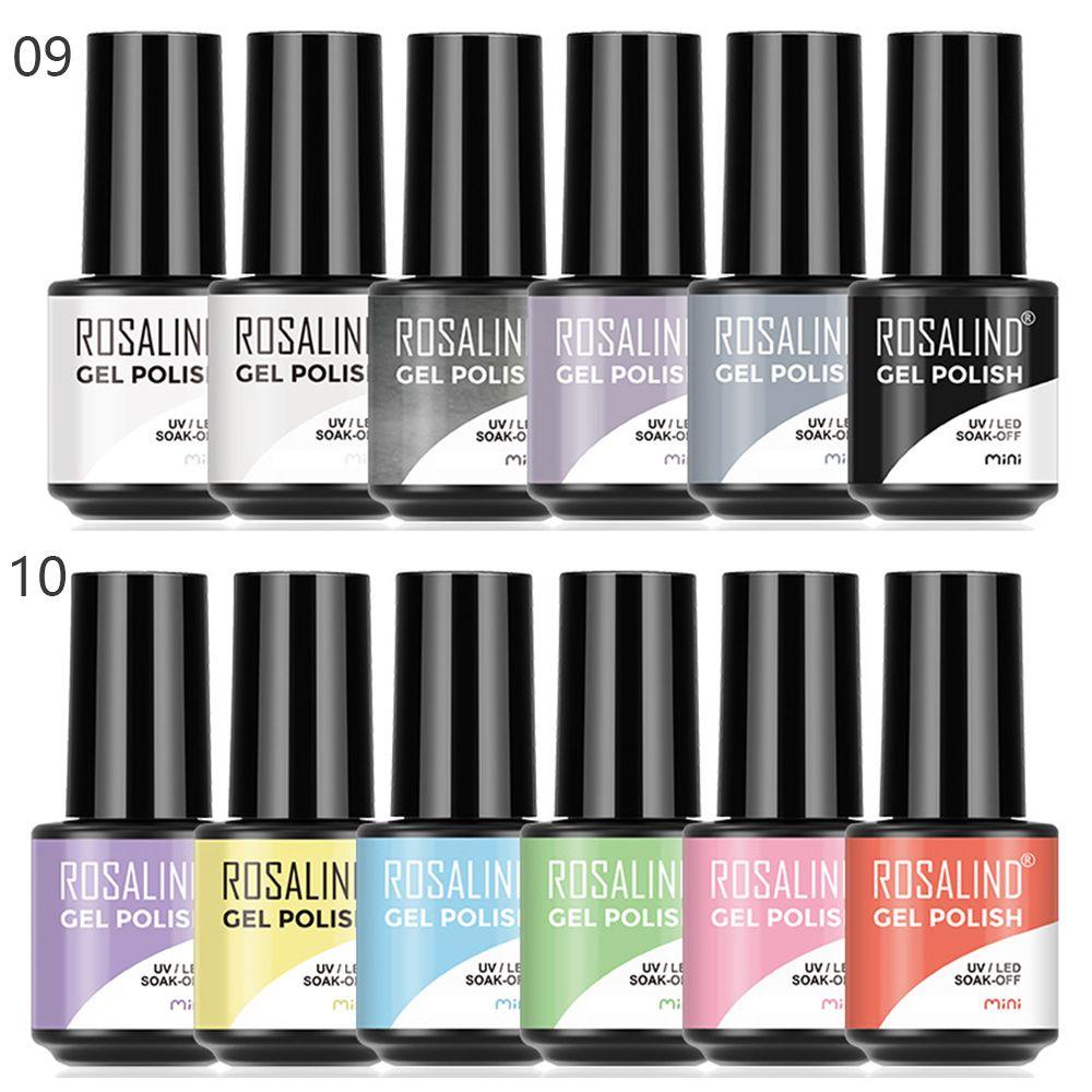 Set 6 Lọ Gel Sơn Móng Tay Màu Sắc Sặc Sỡ