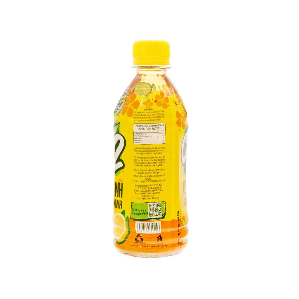 Cbig.vn - Thùng 24 chai trà xanh C2  hương chanh 360ml- Hệ thống tạp hóa Cbig.vn - Giao hàng ifast