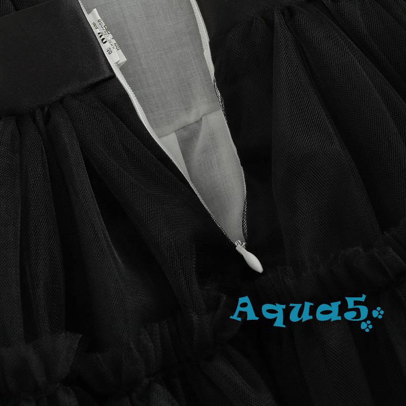 Aqq-đầm Xếp Tầng Không Tay Màu Trơn Kèm Mũ Phù Thủy Hóa Trang Halloween Cho Bé Gái