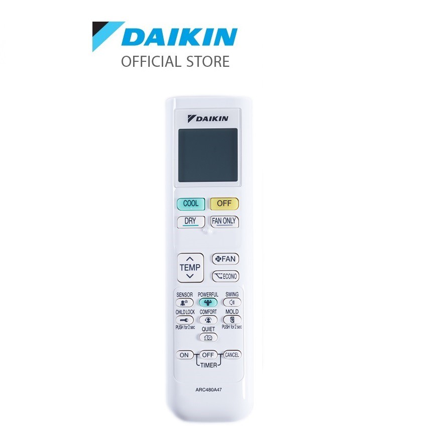 Remote ARC480A47 cho máy điều hòa Daikin FTKC25/35UAVMV ATKC25/35UAVMV