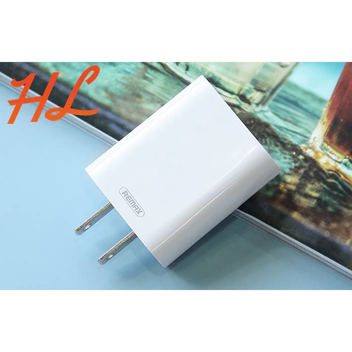 Củ Sạc Nhanh Remax RP-U37 2 Cổng Sạc Nhanh (QC 3.0 và PD 18W) - Chính Hãng - Hưng Long PC