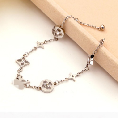 Lắc Tay Hoa Văn Titan Ko Đen TT 3234