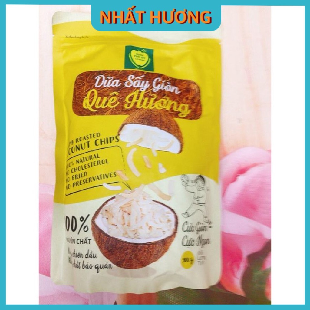Dừa Sấy Giòn Quê Hương 300gr