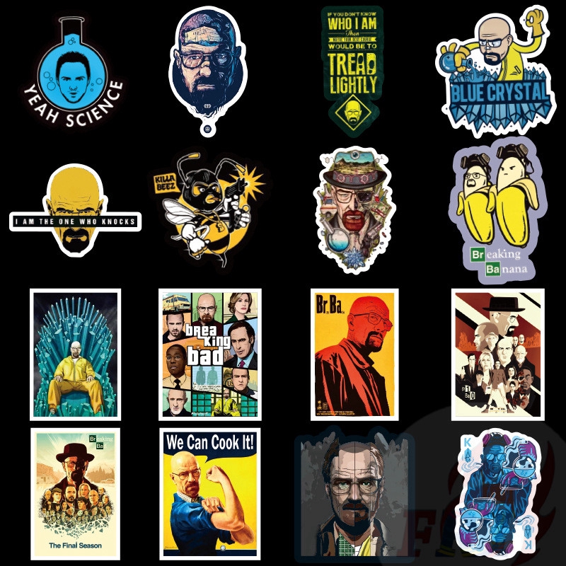 ❉ Breaking Bad Series 02 Stickers ❉ 50Pcs/Set AMC TV Show DIY Fashion Mixed Doodle Decals Stickers
