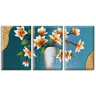 Tranh thêu chữ thập hoa - DLH-YA888