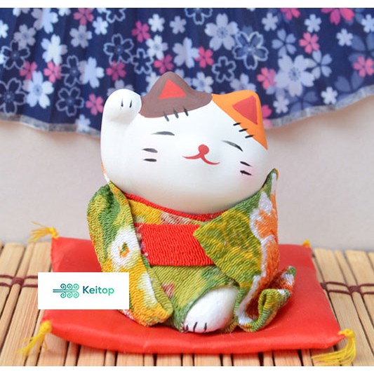 Mèo May Mắn Buôn Bán Đắt Hàng (Mẫu Mới) 7cm KEITOP MANEKI-010