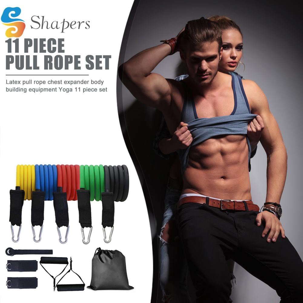 SA Set 11 Dây Kháng Lực Hỗ Trợ Các Bài Tập Gym Tại Nhà