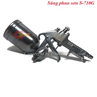 Súng phun sơn S-710G cao cấp-Bảo hành 6 tháng