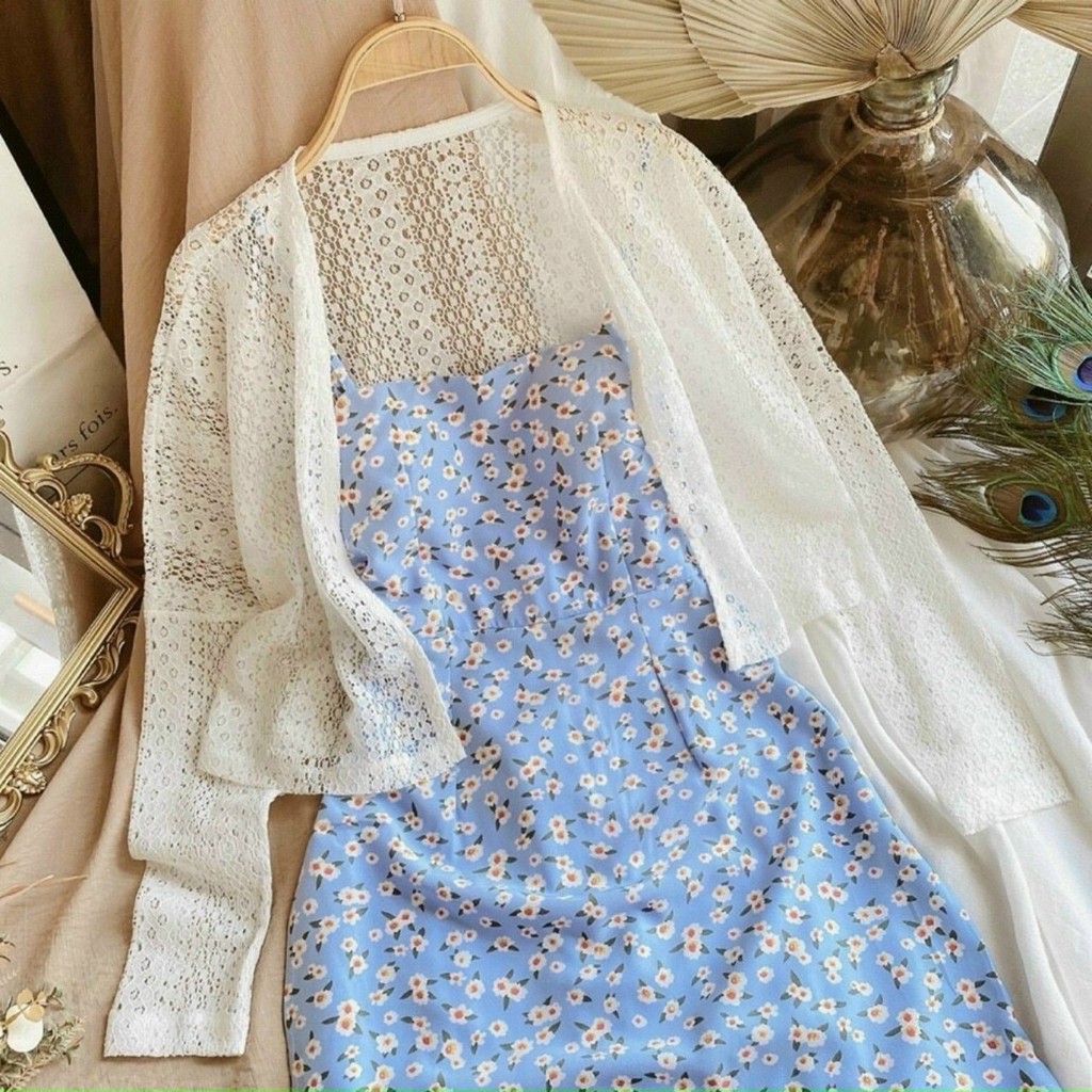 Set váy nữ đẹp, đầm hoa nhí mùa hè, chất vải đẹp, hàng chuẩn bán shop, phom dưới 52kg-tùy chiều cao | BigBuy360 - bigbuy360.vn