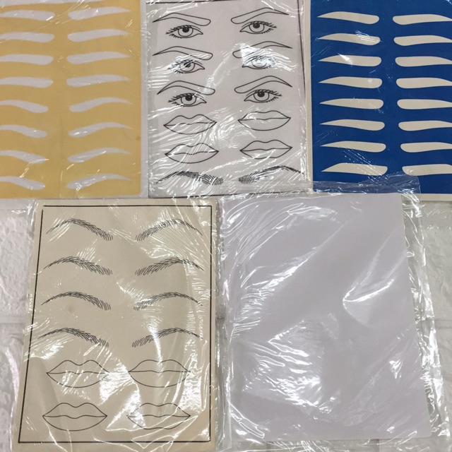 COMBO 5 miếng da giả -phun xăm