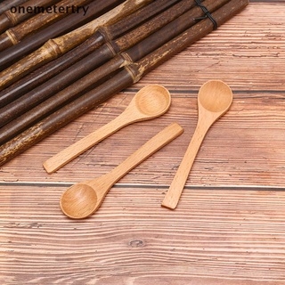 1 Muỗng Gỗ Tre Tròn Múc Trà Cà Phê Muối Muối Tiện Dụng