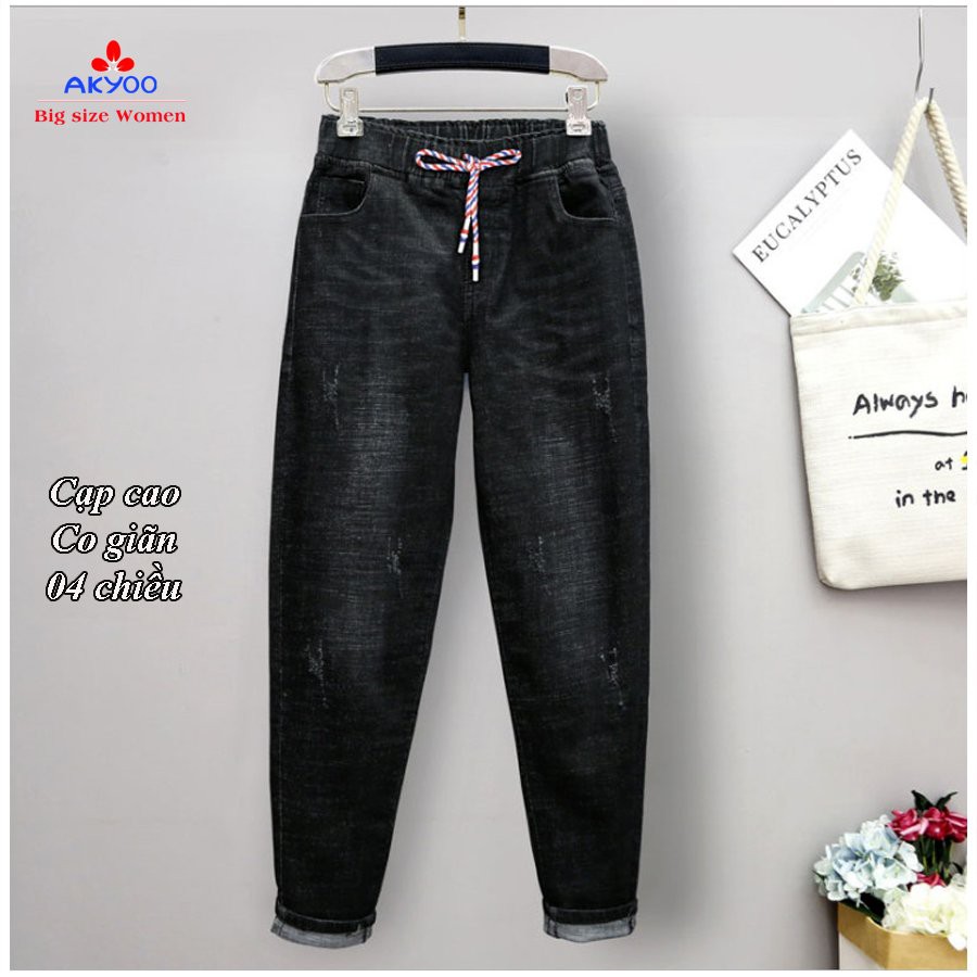 Quần jean baggy big size ( ảnh thật + video)