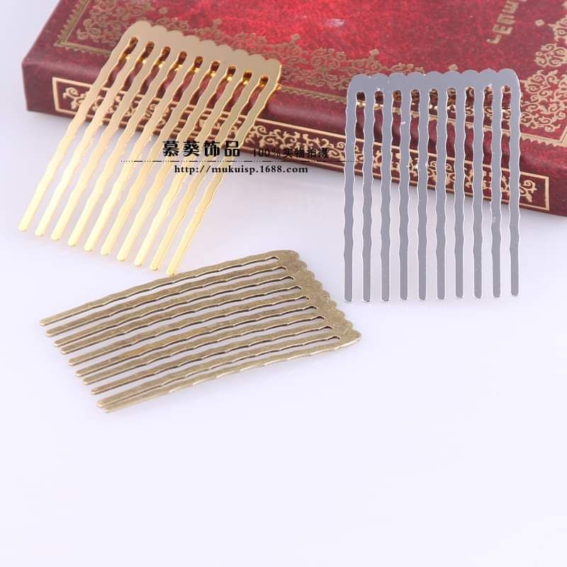 Xược cài tóc 5 răng, 10 răng, Xược cài tóc nguyên liệu diy