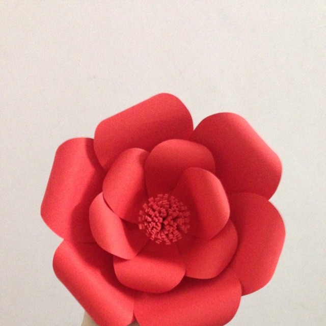 Combo 20 hoa hồng giấy backdrop size 20cm